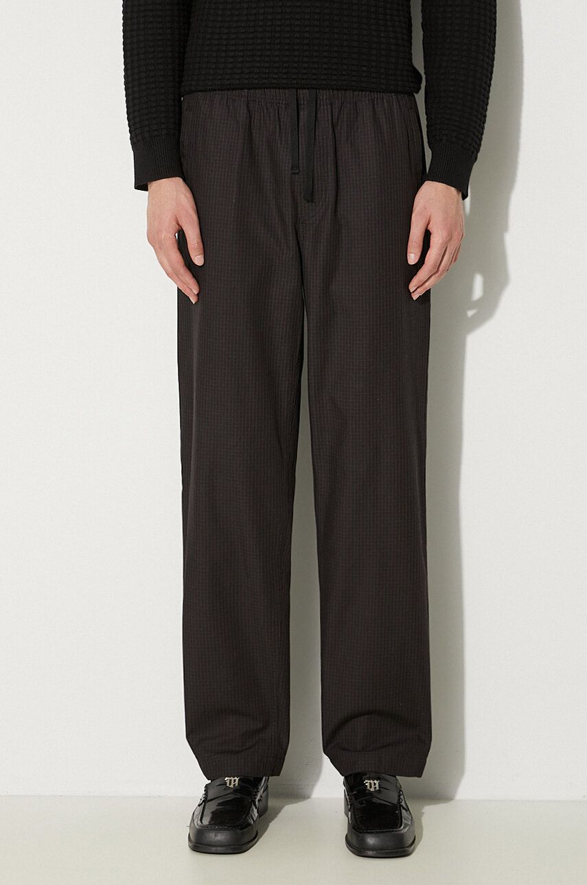 Панталони и дънки WOOD WOOD Stanley Crispy Check Trousers Черно | 12235008.5274, 0