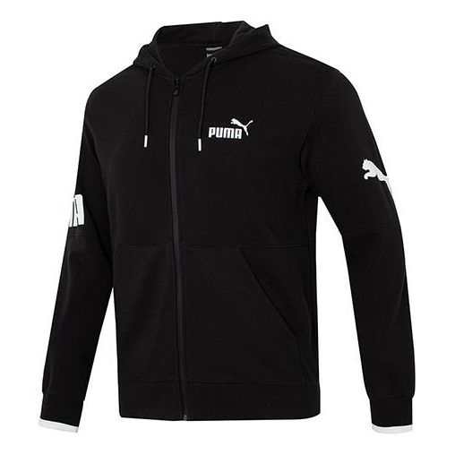 Суитчър Puma Power Full-Zip Hoody Jacket Черно | 676668-01, 0