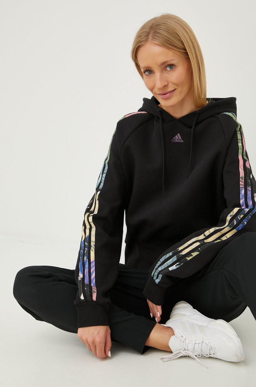 Суитчър adidas Originals Allover Print Hoodie Черно | HI0028, 0