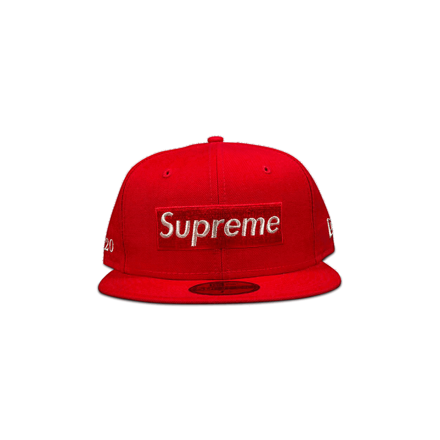 Шапка с козирка Supreme $1M Metallic Box Logo New Era Червено | SS20H21 RED, 0
