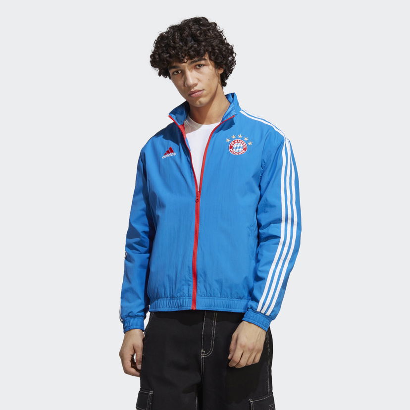 Ветровка adidas Performance FC Bayern Anthem Windbreaker Jacket Синьо | HT8834