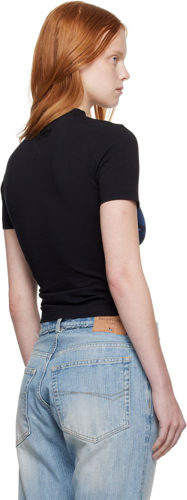 Тениска VETEMENTS Vetements Fitted 'Night In Paris' T-Shirt Черно | WH76TR430B, 2