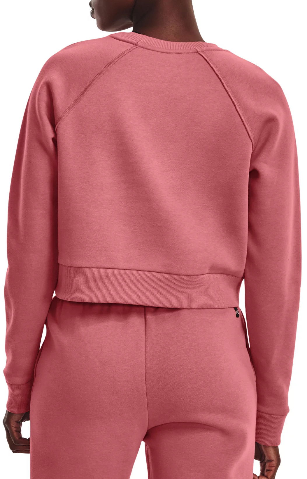 Пуловер Under Armour Project Rock Gym Fleece Cropped Sweatshirt Розово | 1373600-600, 1