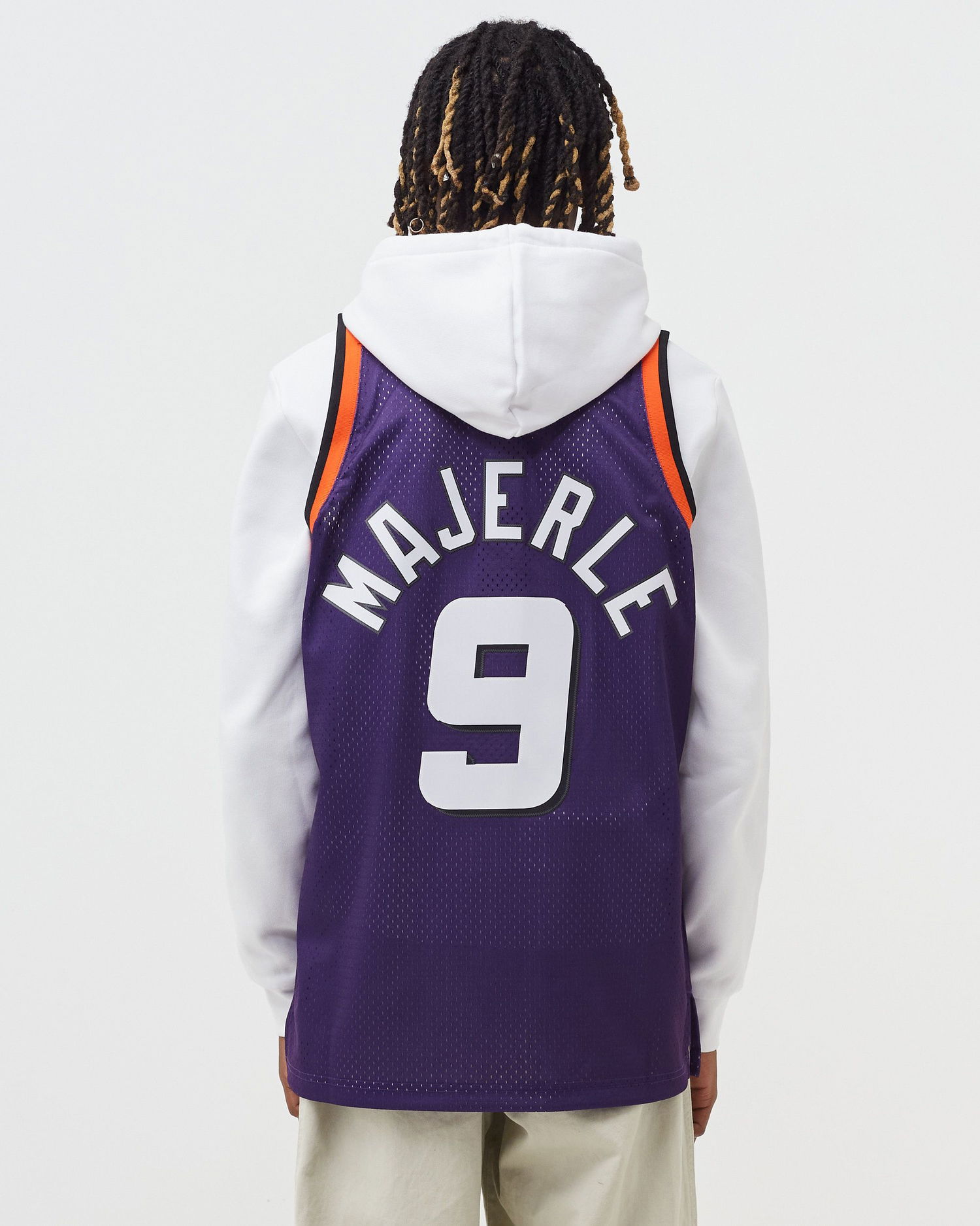 Фланелка Mitchell & Ness NBA Swingman Jersey Phoenix Suns Road 1992-93 DAN MAJERLE #9 Лилаво | SMJY4929-PSU92DMJPURP, 1
