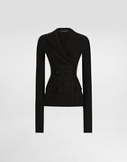 Dolce & Gabbana Double-Breasted Wool Cloth Jacket