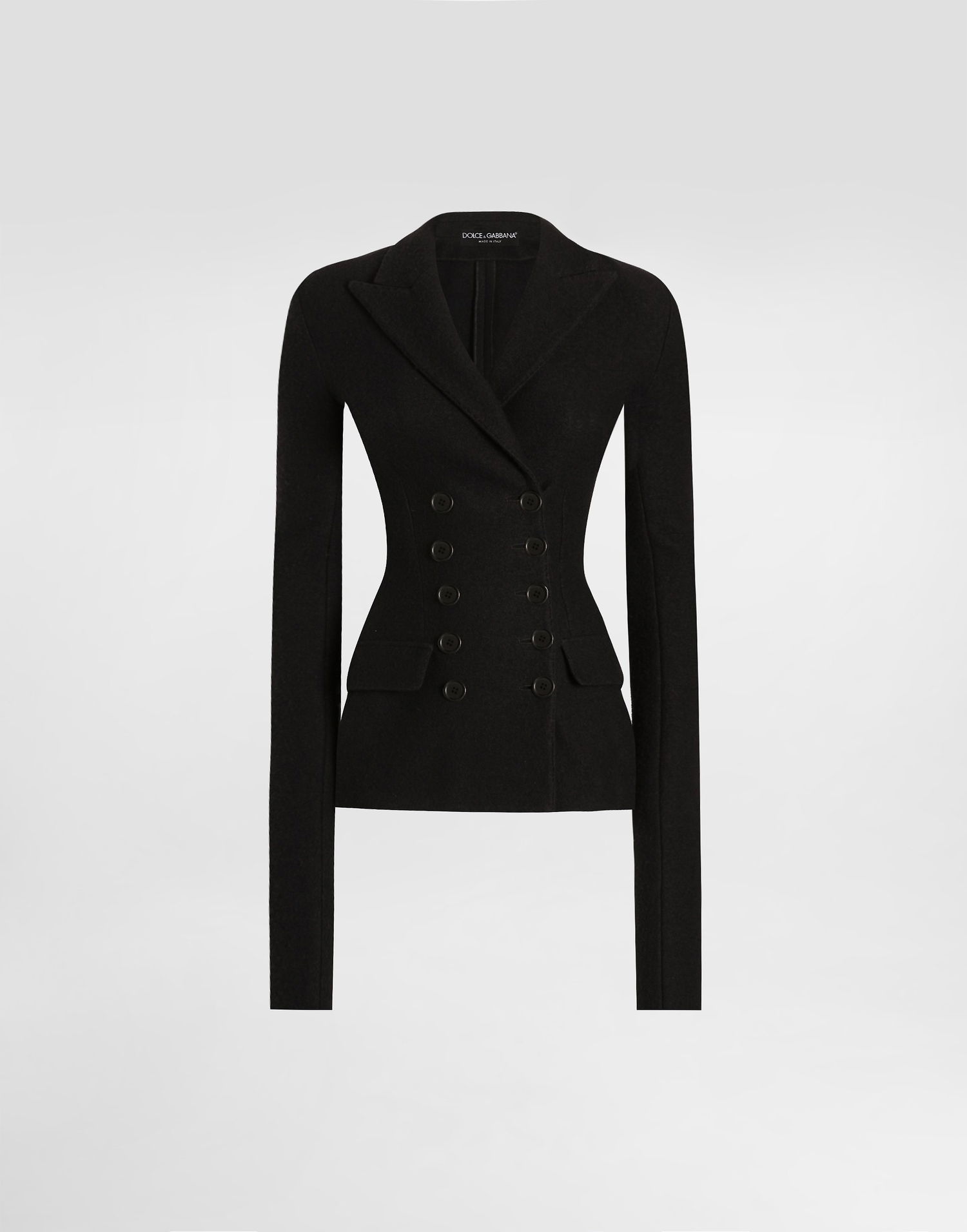 Яке Dolce & Gabbana Dolce & Gabbana Double-Breasted Wool Cloth Jacket Черно | F27HDTHU2BBN0000, 0