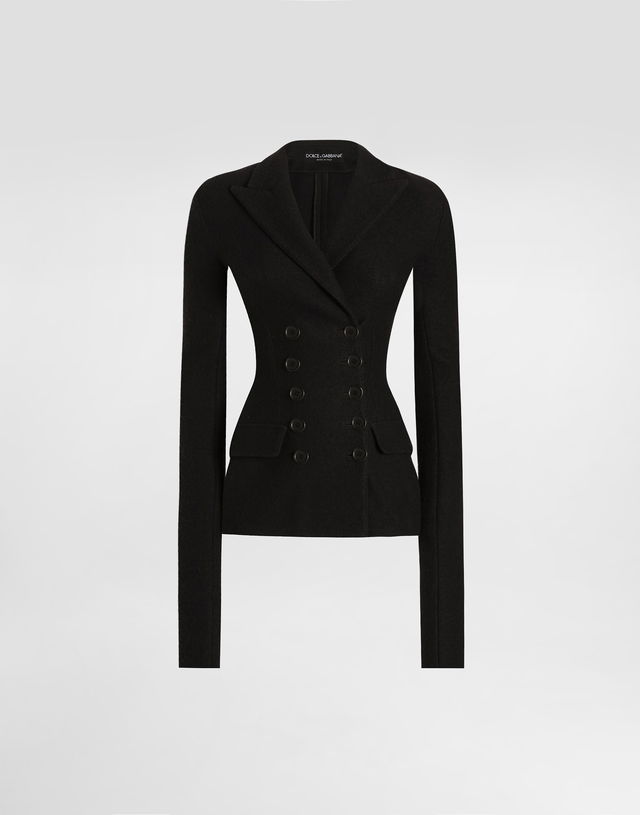 Dolce & Gabbana Double-Breasted Wool Cloth Jacket