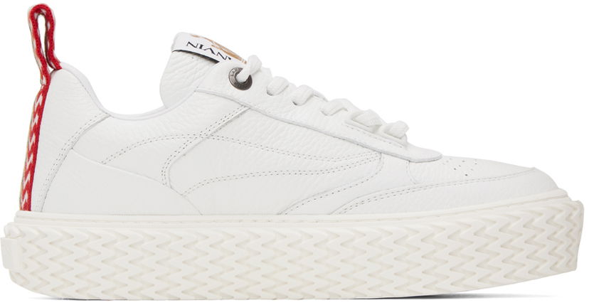 Кецове и обувки LANVIN White Curbies Sneakers Бяло | FM-SKLK03-ADRI-P23