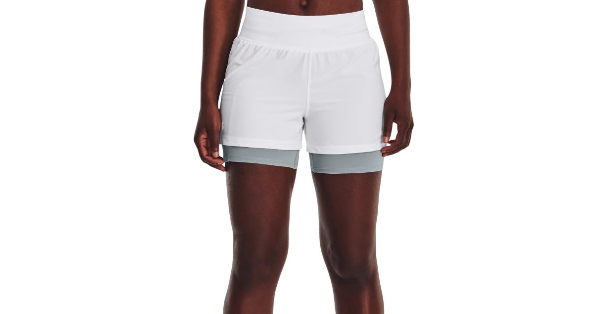 Къси панталони Under Armour Stamina 2-in-1 Shorts Бяло | 1376759-100, 1