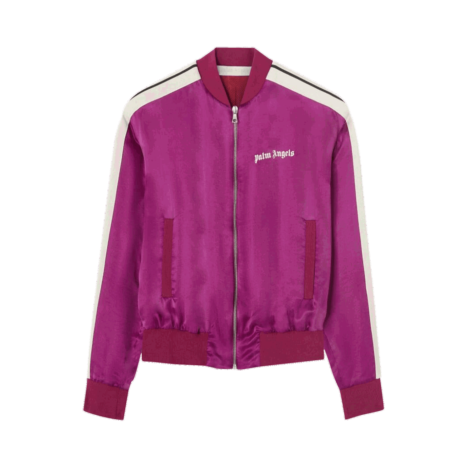 Яке бомбър Palm Angels Luxury Track Bomber Jacket Розово | PWBD037F22FAB0012828, 0