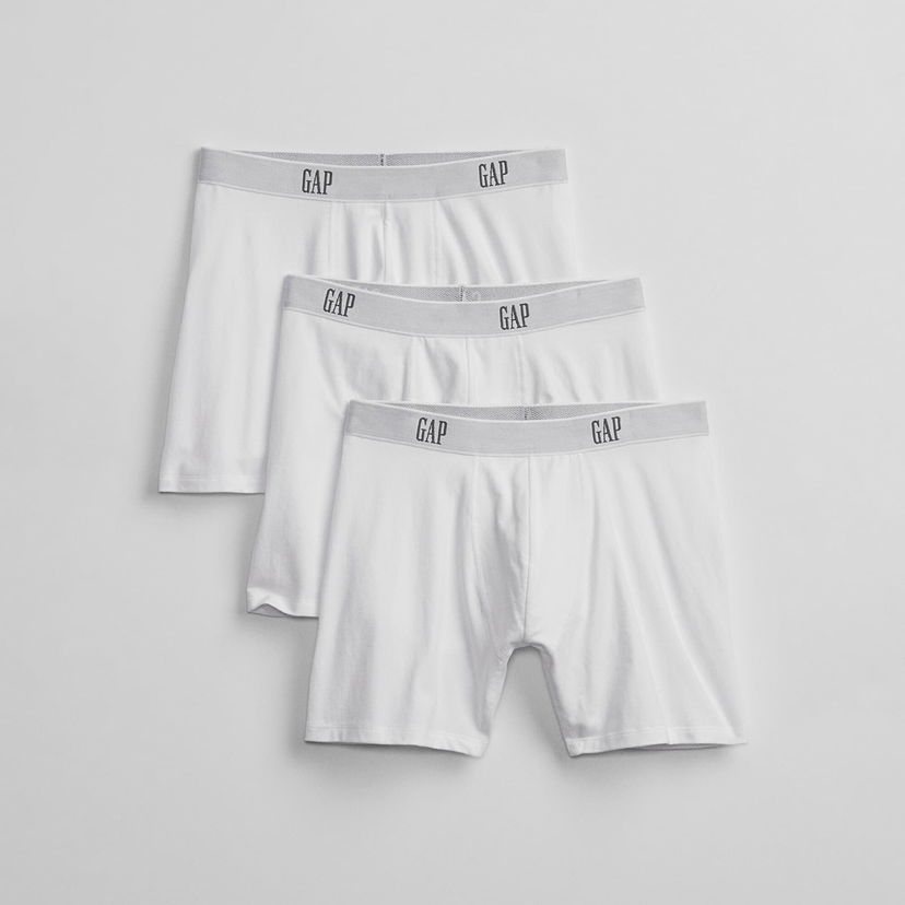 Боксерки GAP Brief 3-Pack Optic White Бяло | 701135-03