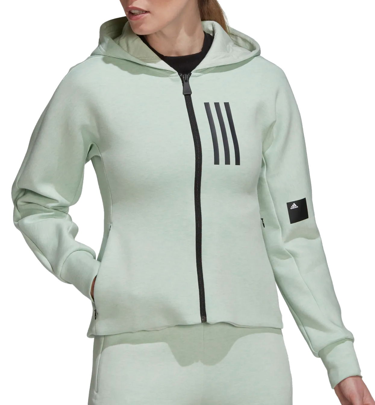 Суитчър adidas Originals Sweatshirt Mission Victory Slim Fit Бяло | hc8809, 0