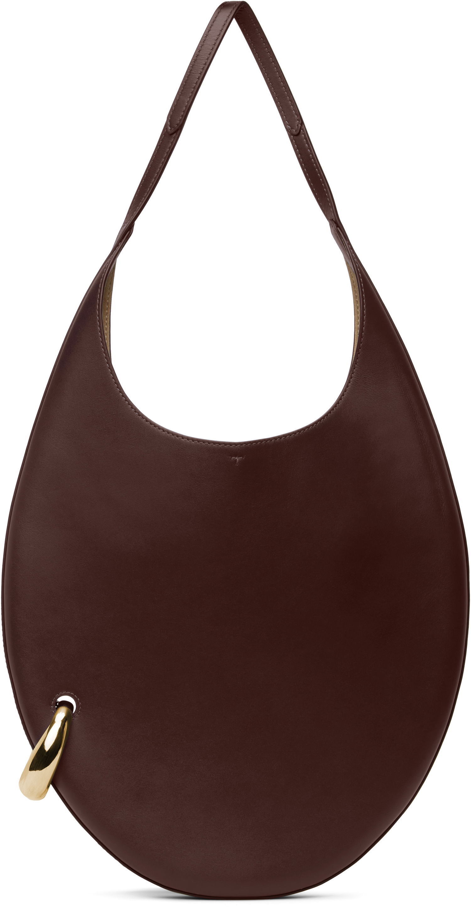 Дамска чанта Tory Burch Tory Burch Pierced Hobo Bag Бургунди | 175241-200, 0