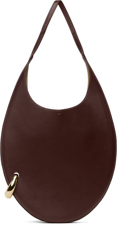 Дамска чанта Tory Burch Tory Burch Pierced Hobo Bag Бургунди | 175241-200, 0
