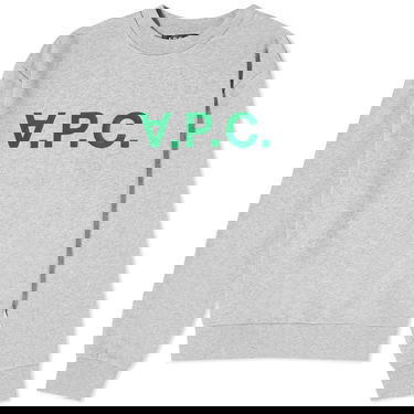Суитчър A.P.C. Elisa Logo Sweatshirt Сиво | COFDX-F27820-PLB, 0