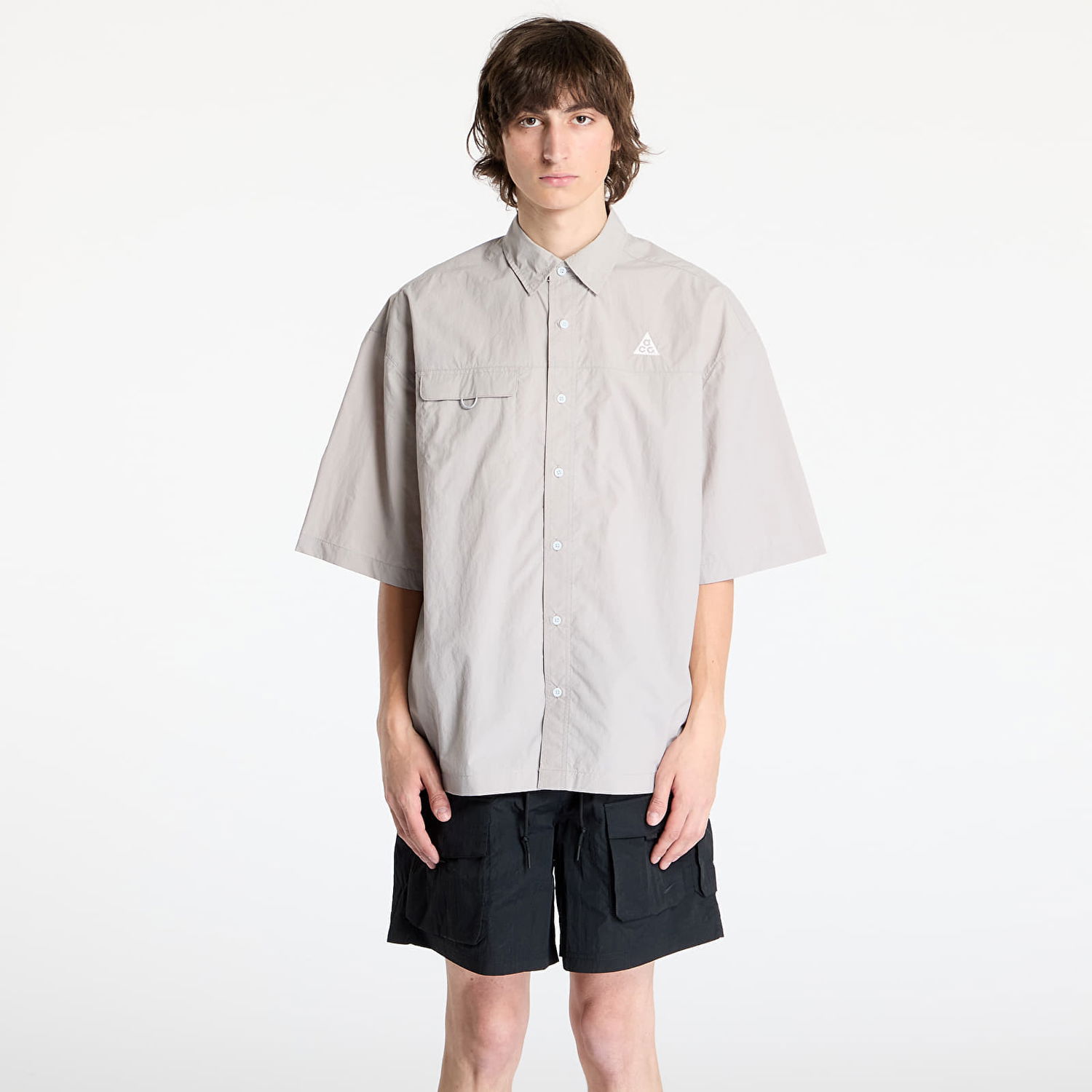 Риза Nike ACG ACG "Orb Weaver" UV Repel Short-Sleeve Shirt Сиво | HJ2883-009, 0
