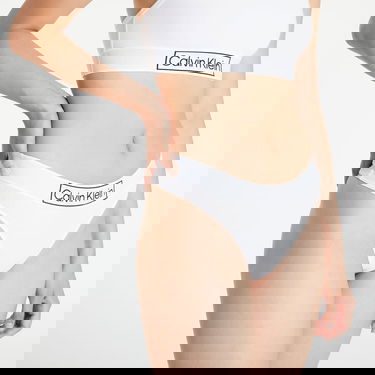 гащички CALVIN KLEIN Thong Reimagined Heritage Бяло | QF6774E 100, 2