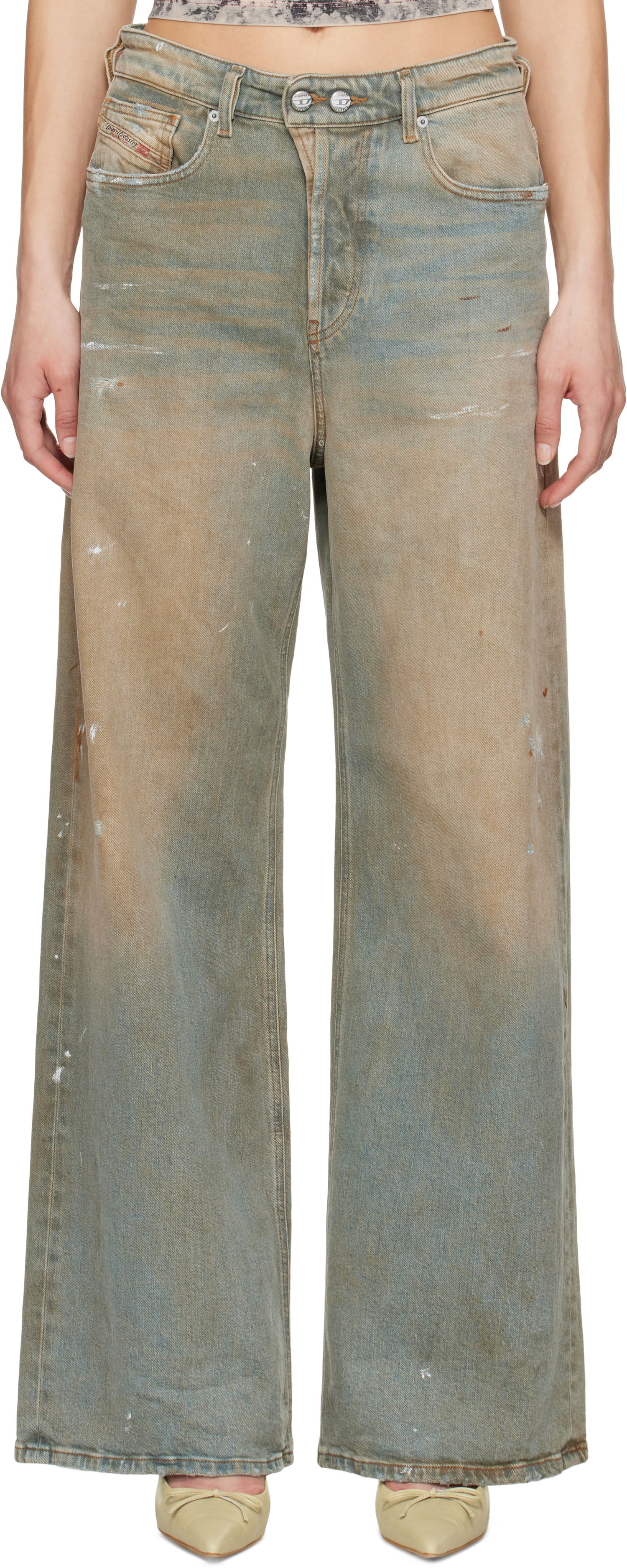 Дънки Diesel Diesel 1996 D-Sire Relaxed Fit Jeans Синьо | A06925 007Z4, 0