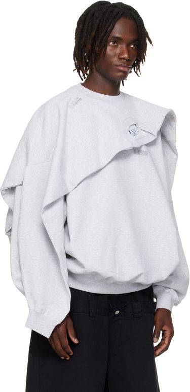 Суитчър VETEMENTS VETEMENTS Double Layered Sweatshirt Сиво | UH76CW400G, 4