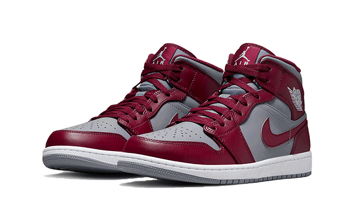Кецове и обувки Jordan Air 1 Mid "Team Red" GS Бургунди | DQ8423-615, 0