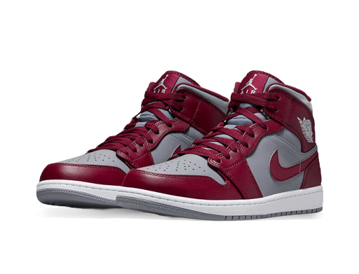 Кецове и обувки Jordan Air 1 Mid "Team Red" GS Бургунди | DQ8423-615