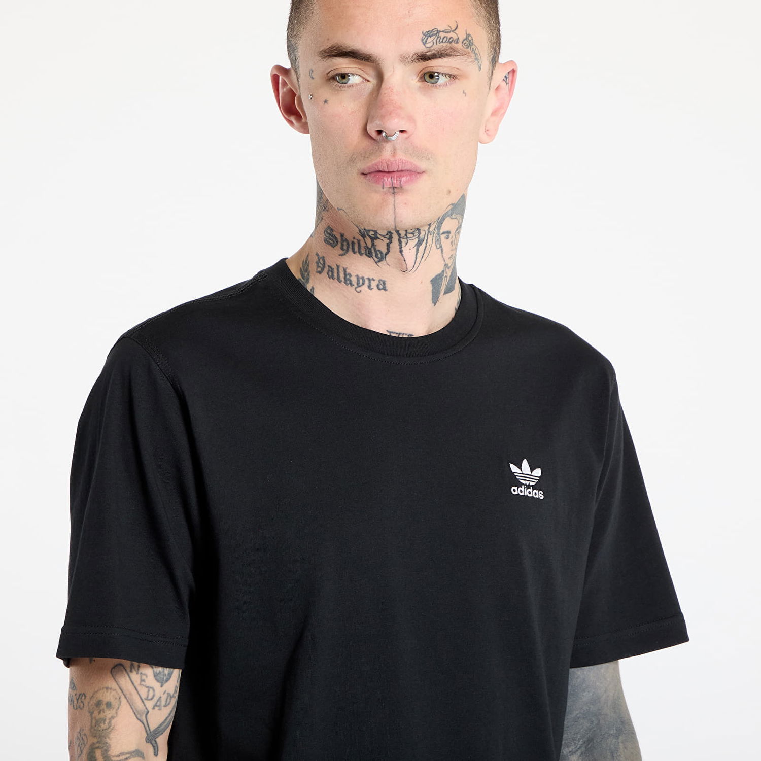 Тениска adidas Originals Trefoil Essentials Tee Черно | JI8545, 1