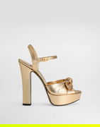Dolce & Gabbana Nappa Leather Platform Sandals