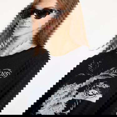Тениска Vans Long Sleeve Damask T-shirt Черно | VN000JUGBLK, 1