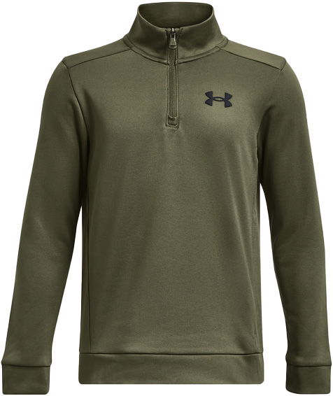 Суитчър Under Armour UA Armour Fleece 1/4 Zip Pullover Зелено | 1373559-390, 0