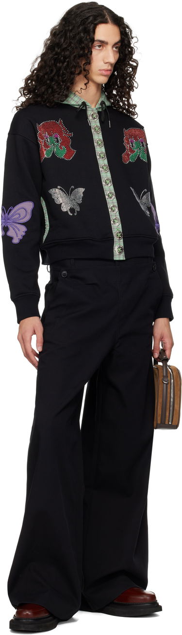 Суитчър Chopova Lowena Chopova Lowena Berg Embellished Button-Front Hoodie Многоцветен | 5266, 3