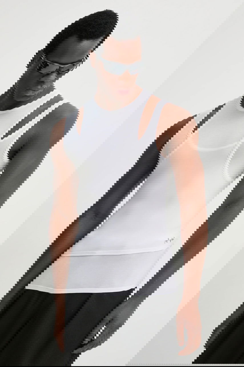 Потник HELIOT EMIL Heliot Emil Cut-Out Layered Tank Top Бяло | SS25.M.09.130.WHT02, 0