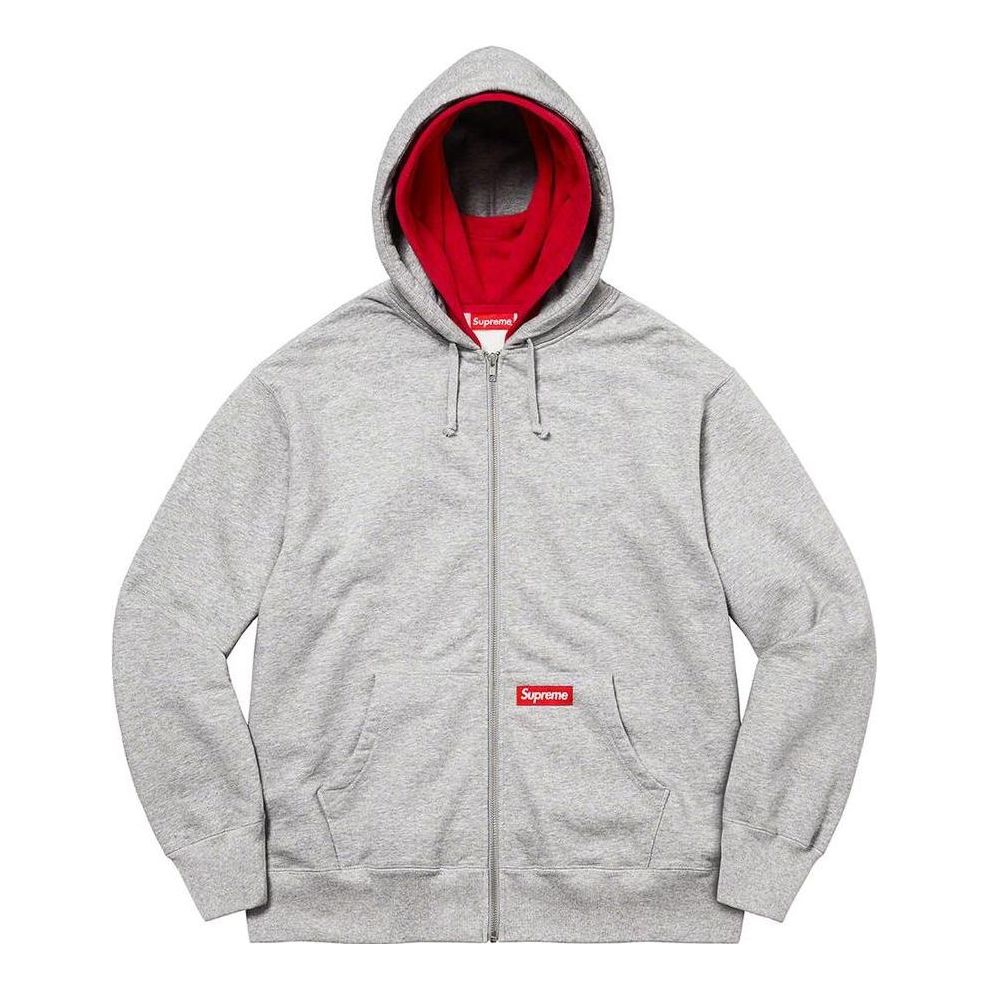 Суитчър Supreme Double Hood Facemask Zip Up Sweatshirt Сиво | SUP-FW22-830, 0