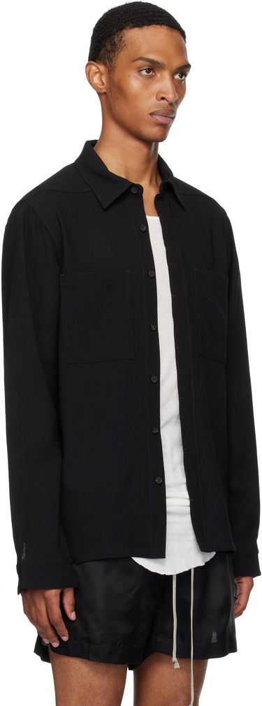 Риза Rick Owens Rick Owens Concordians Work Shirt Черно | RU02E1292 WA, 1