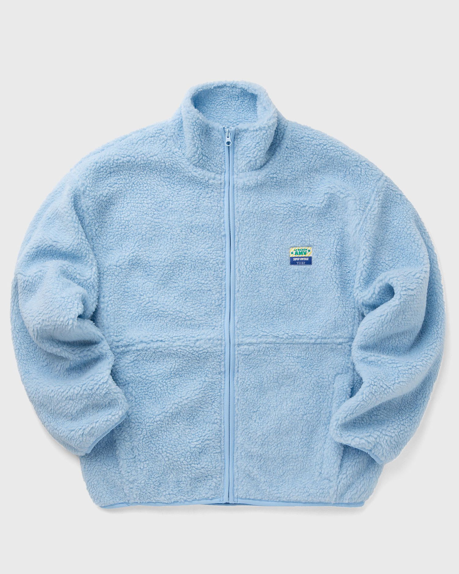 Пуловер American Vintage American Vintage HOKTOWN Fleece Jacket Синьо | HOK16CE25-BLEU-POLAIRE, 0