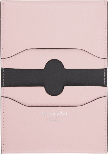 Портфейл Acne Studios Acne Studios Folded Leather Card Holder Розово | CG0273-, 2