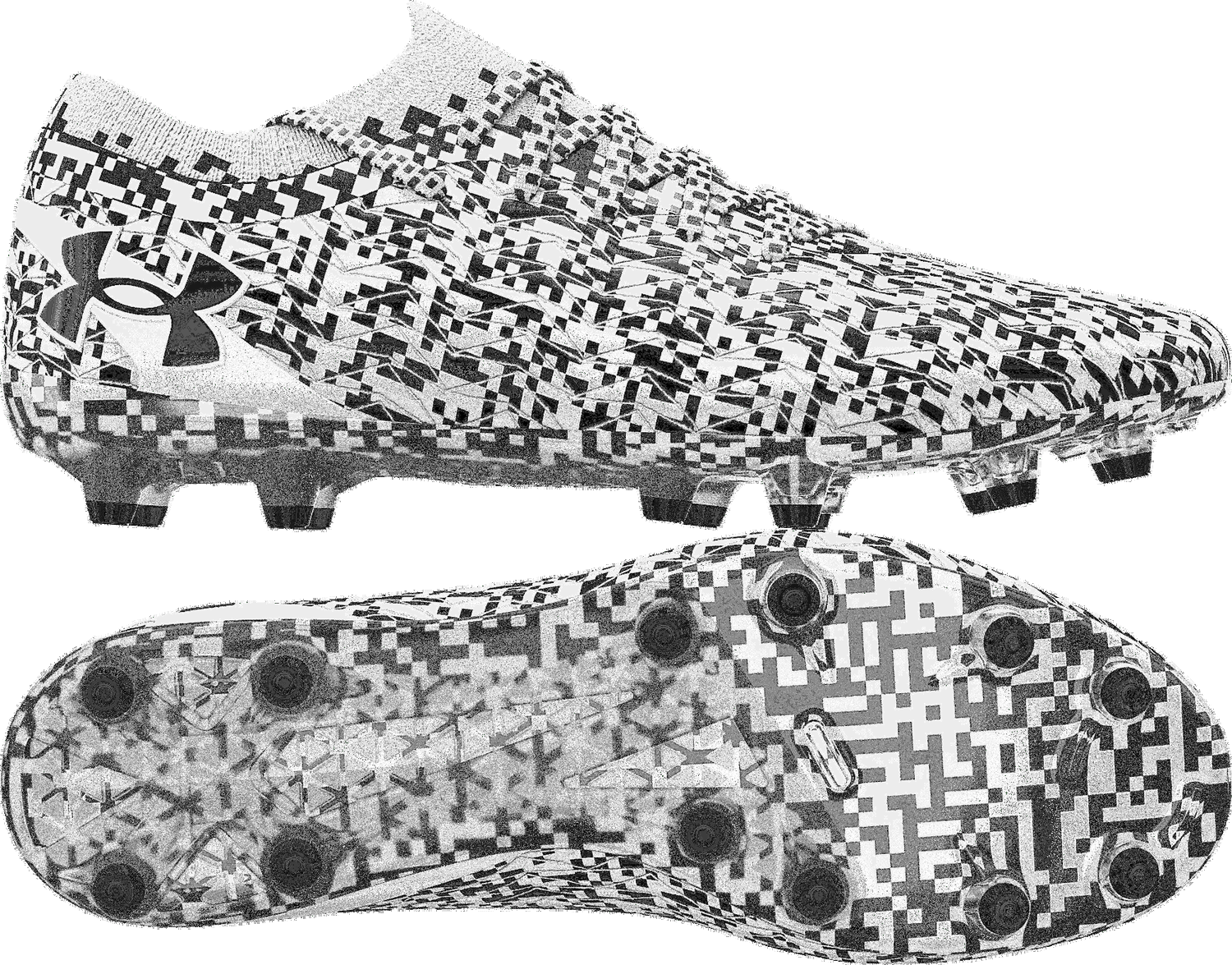 Кецове и обувки Under Armour Magnetico Pro 5 FG Бяло | 6000538-002, 1
