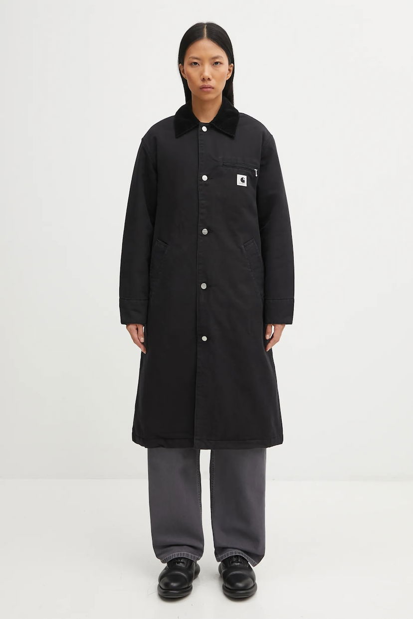 Палта Carhartt WIP Webster Workwear Coat Черно | I035676.0