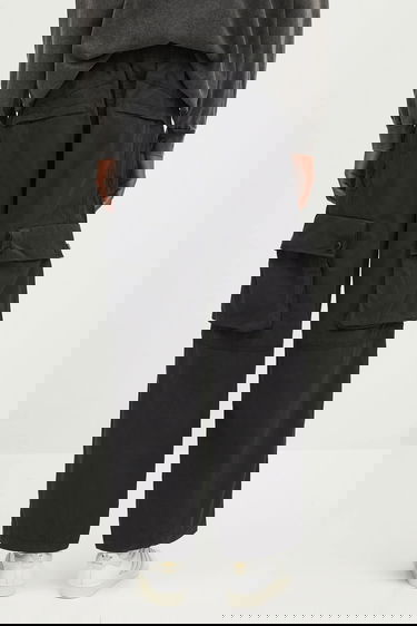 Карго панталони AAPE by A Bathing Ape Main Woven Cargo Pants Черно | AAPPTMB633XXN, 2