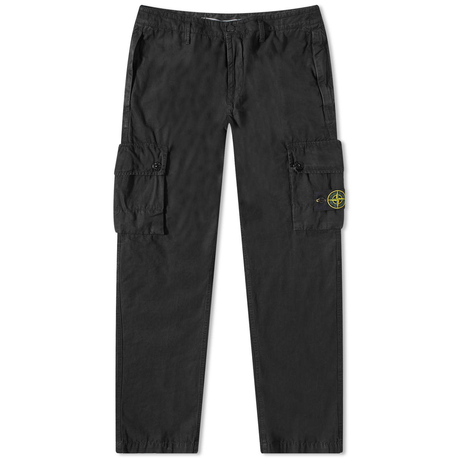 Карго панталони Stone Island Brushed Cotton Canvas Cargo Pant Black Черно | 1015303WA-A0129, 0