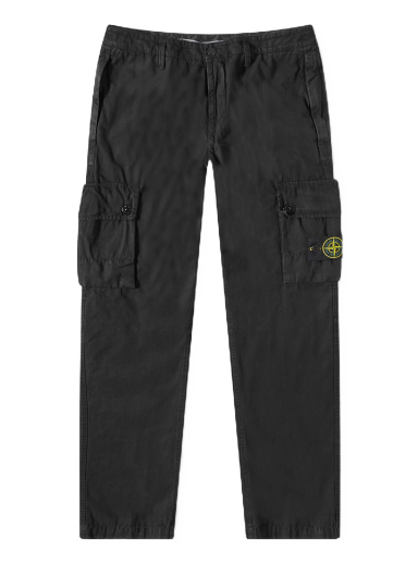 Карго панталони Stone Island Brushed Cotton Canvas Cargo Pant Black Черно | 1015303WA-A0129