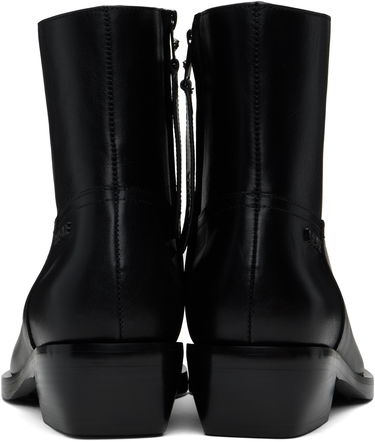 Кецове и обувки Versace Versace Luciano Boots Черно | 1016157_1A11084, 1
