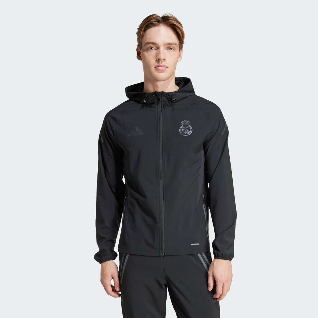 Ветровка adidas Performance Real Madrid Tiro 25 Pro Vis Tech Travel Jacket Черно | JW4937, 0