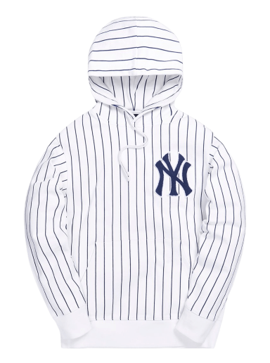 Суитчър KITH For Major League Baseball New York Yankees Striped Hoodie Бяло | KH2447 101