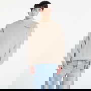 Punched Crewneck Sweatshirt with Work in Progress Print