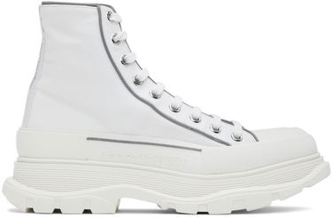 Кецове и обувки Alexander McQueen Tread Slick High Sneakers Бяло | 705663W4TG9, 0