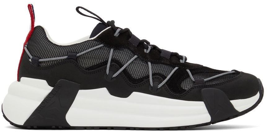 Кецове и обувки Moncler Black Compassor Low-Top Черно | H109A4M00210M1763, 0