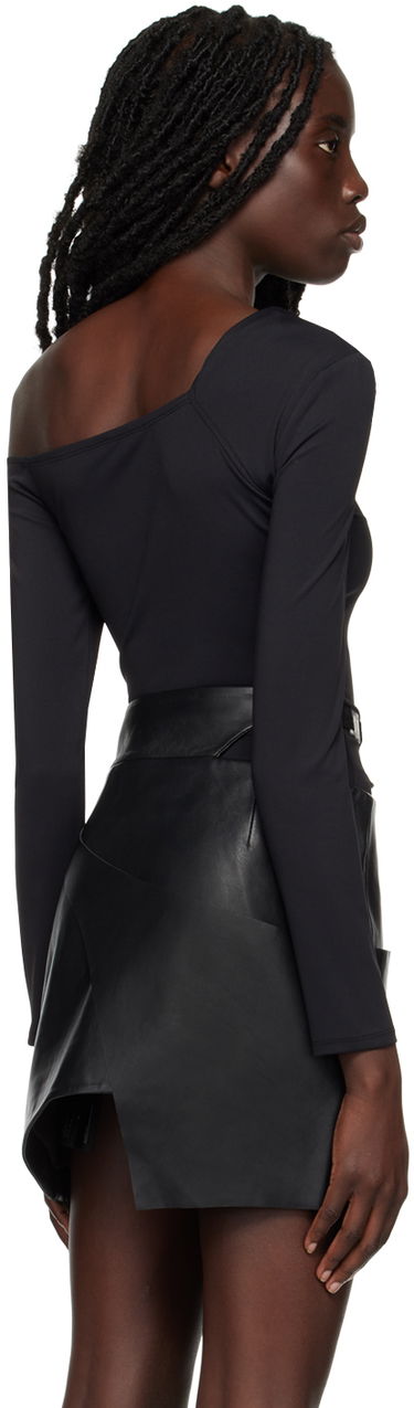 Тениска HELIOT EMIL Cutout Long Sleeve T-Shirt Черно | AW22_W_13_026_P04_BLK01, 2