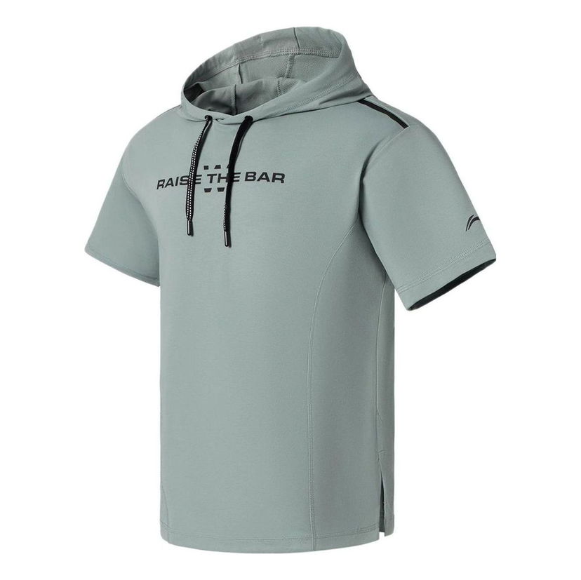 Суитчър Li-Ning Short Sleeve Hoodie Зелено | AAES013-5