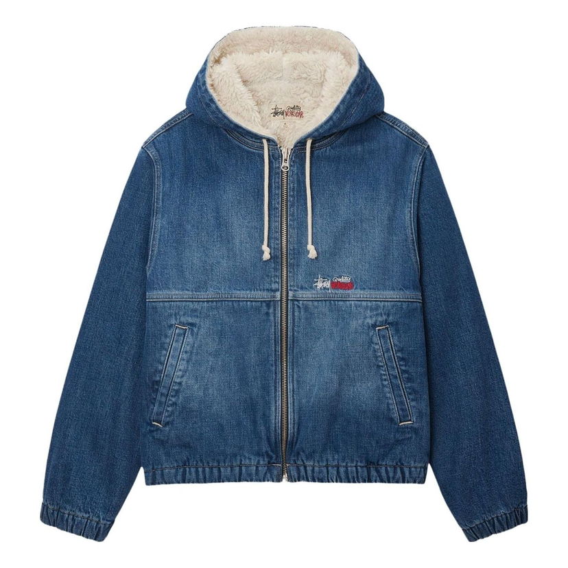 Яке Stüssy Stussy Sherpa Lined Denim Work Jacket Синьо | 115725