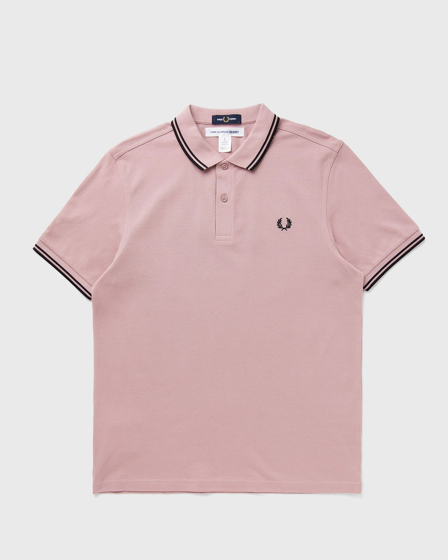 Поло тениска Comme des Garçons Fred Perry T-Shirt Розово | FO-T501-S25-2, 0